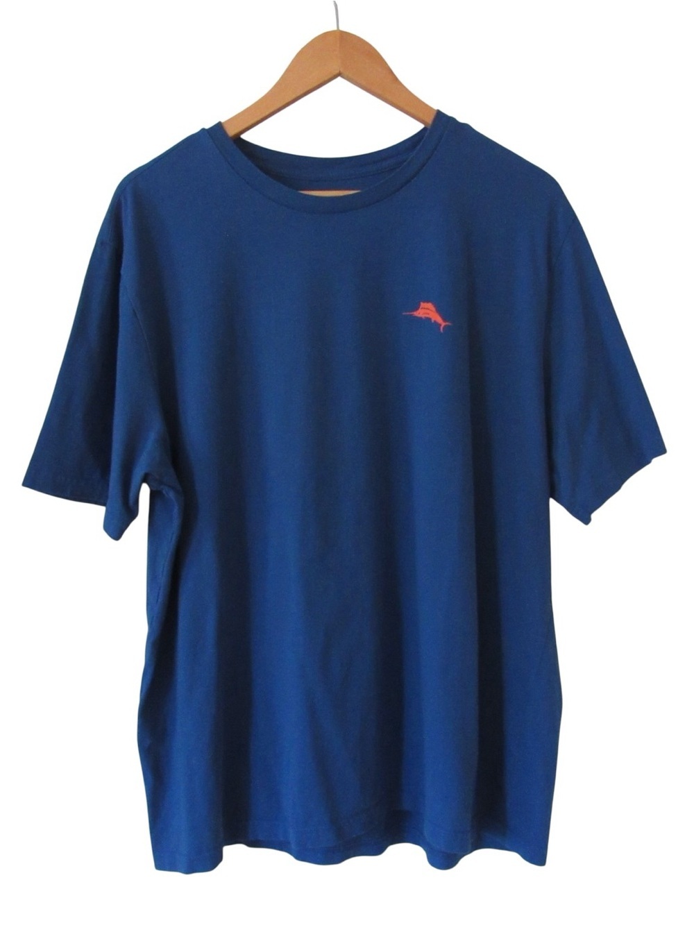 Tommy Bahama “Toucan Do It!” Mens T-Shirt XL Blue Short Sleeves Cotton Tropical